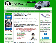 Tablet Screenshot of officedoctor.ca